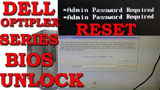 How to Reset or Clear Dell Optiplex Series BIOS Password  Fix Admin Password Required [upl. by Ardme801]