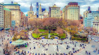 A Look At Union Square New York City [upl. by Eiramanna]