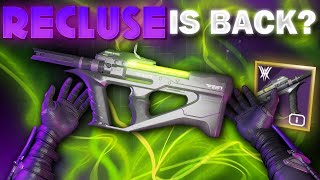 The Funnelweb SMG is the NEW Recluse  Destiny 2 Recluse is Back [upl. by Hildagard]