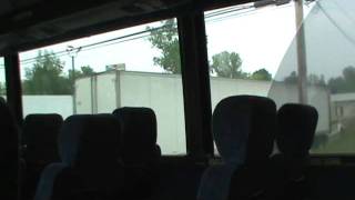 Megabus Trip Pittsburgh to Toronto Part 1 Started filming at the Erie PA Stop [upl. by Lasley]