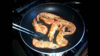 Receta de gambones o gambas a la plancha [upl. by Schwenk]