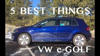 5 Best Things  Volkswagen eGOLF [upl. by Rumery]