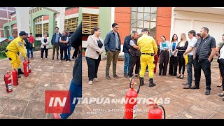 SE REALIZÓ CAPACITACIÓN CONTRA INCENDIOS EN LA GOBERNACIÓN DE ITAPÚA [upl. by Eba]