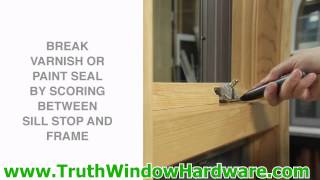 Hardware Installation Truth EntryGard BiltBest Marvin Pella Oldach Casement Awning RotoGear Hinges [upl. by Elizabeth]