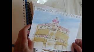 Watercolor Sketchbook Flip [upl. by Annawaj]