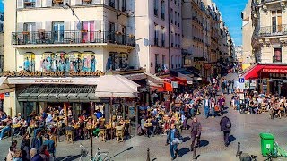 A Walk Up Rue Montorgueil Paris [upl. by Zack]