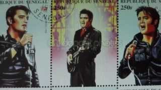 Elvis Presley on Stamps of Senegal [upl. by Annoit]