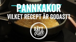 Pannkakor  Vi testar Sveriges bästa Pannkaksrecept [upl. by Etteyniv824]