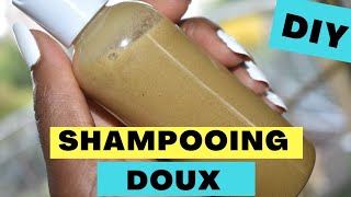 🌺40 DIY│Shampoing Doux 100naturel au Savon Noir  lave et purifie le cuir chevelu CheveuxtoutDoux [upl. by Hseyaj]