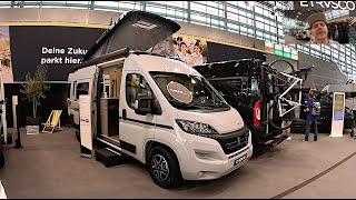 Etrusco CV 600 DB complete selection new model RV Camper Van Fiat Ducato walkaround  interior V1488 [upl. by Ecirtal758]