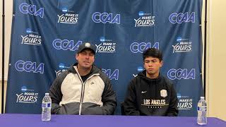 2024 CCAA Mens Soccer Tournament  Cal State LA press conference [upl. by Tia13]