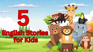 5 Tiny Tales  English Stories for Kids  Short Moral Stories amp Bedtime Stories [upl. by Rumit]