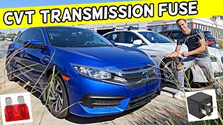 HONDA CIVIC CVT TRANSMISSION FUSE LOCATION TRANSMISSION PROBLEMS FUSE 2016 2017 2018 2019 2020 2021 [upl. by Domph]