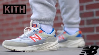 KITH x NEW BALANCE 990V6 quotMADISON SQUARE GARDENquot  REVIEW SIZING amp ONFOOT [upl. by Doloritas]