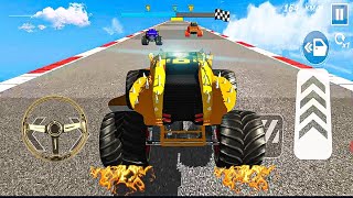 Monster Truck Mega Ramp Extreme Racing  Impossible GT Car Stunts Driving 103  Android Gameplay [upl. by Giustina]