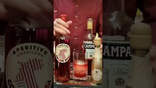 Negrini Sbagliato drinks Negroni negronispagliato Cocktail howto youtubeshorts youtubeshort [upl. by Guillemette598]