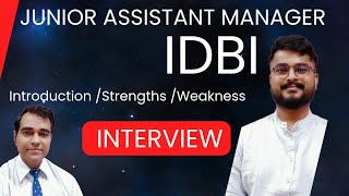 Idbi interview  IDBI JAM junior assistant manager interview questions and answers [upl. by Lyndell]