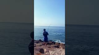 Shore Fishing for Trevally Amazing catch [upl. by Fridell565]