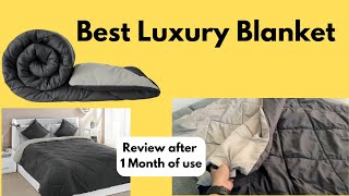 Best Luxury Blanket  Amazon Brand Solimo Microfibre Reversible Blanket Comforter [upl. by Claman403]