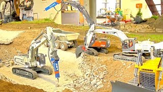 BEST OF RC CONSTRUCTION MOMENTS I RC DIGGER I RC TRUCKS I RC TRACTOR I LIEBHERR I MAN I AROCS [upl. by Hen]