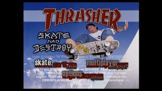 Thrasher Presents Skate and Destroy  Gameplay PS1 [upl. by Ettenauq]