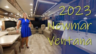 Luxury RV Video Tour  2023 Newmar Ventana [upl. by Nemlaz117]