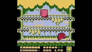 Kirbys Dream Land 2 Level 2 Boss Defeating Nruff and Nelly [upl. by Naasar]