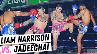 TKO  Liam Harrison Vs Jadeechai Sor Khamsing  Full Fight  Muay Thai  Lumpinee Stadium [upl. by Lamphere]