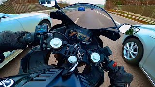 Yamaha r125 unleashed 140kmh  Cutting Up Traffic amp Highway Run  Miss Me By Trefuego [upl. by Fabozzi]