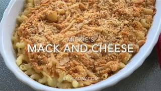 EASY 3 CHEESE BAKED MACK AND CHEESE  traditional way [upl. by Retsim575]