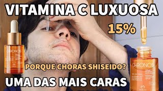 VITAMINA C NATURA CHRONOS 15 DE VITAMINA C PURA E DERIVADA SKINCARE DE LUXO [upl. by Alfi]