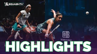 LONGEST WOMENS MATCH EVER  El Hammamy v Gohar  CIB World Tour Finals 20222023  FINAL HIGHLIGHTS [upl. by Varrian]