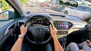 2024 Volkswagen TCross SE POV Drive  Moonstone grey [upl. by Treva]