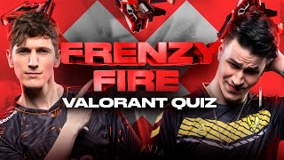 VALORANT QUIZ  FRENZY FIRE 2  VCT EMEA 2023 [upl. by Nigen]