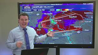 WDAM Hattiesburg  Tornado Coverage November 29th 2022 [upl. by Subir55]