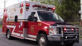 Factoryville Fire Company Ambulance 9 Responding EQ2B [upl. by Adlesirk139]