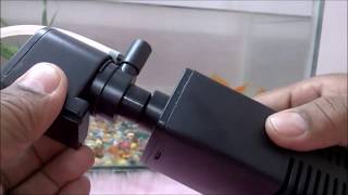 How to use SOBO aquarium filter  demo video [upl. by Ynnaj]