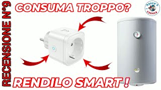 Scaldabagno elettrico Risparmia in bolletta Presa smart android ios interruttore bipolare [upl. by Nimaj]