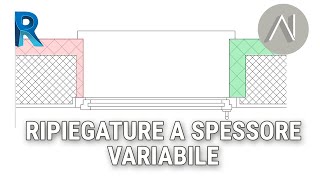 Revit Realizzare uno strato di isolante a spessore variabile [upl. by Raasch]