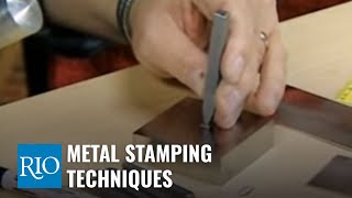 Metal Stamping Techniques [upl. by Ardnasirhc]