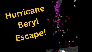 Hurricane Beryl Escape Sailing Huntress Ep 92 [upl. by Margit845]