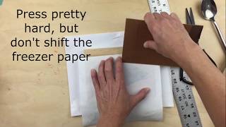 Freezer Paper Transfer Onto Wood [upl. by Galliett236]