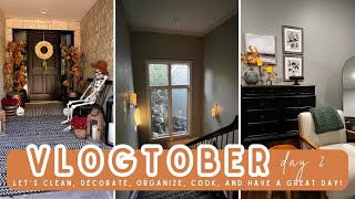 VLOGTOBER 2024  COZY FALL  EASY FALL DECOR  EASY FALL RECIPES  HOLIDAY PLANNING  AUTUMN [upl. by Arrotal]