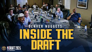 Denver Nuggets Inside The Draft 🎥 [upl. by Bliss]