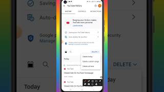 YouTube ka Search History kaise delete Kare  How to delete YouTube search History [upl. by Aerehs]