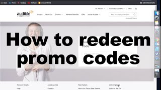 How to Redeem Promo Codes for Audible [upl. by Garald]