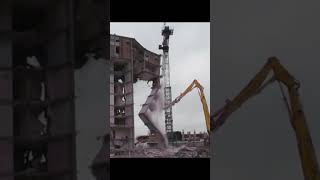 Just One Weak Point the Entire Building Collapses A Surprising Demolition demolition shorts [upl. by Elletsirhc915]