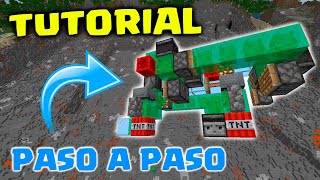 TUTORIAL MINECRAFT Cómo hacer una QUARRY  paso a paso  bien explicado  Java 116  121 [upl. by Mab961]