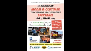 Model amp Oldtimer Spektakel 16 amp 17 maart 2024 in Hardenberg met Landbouw Miniatuur Beurs [upl. by Margret]