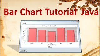 How to make bar chart in java using JFreeChart [upl. by Oscar559]